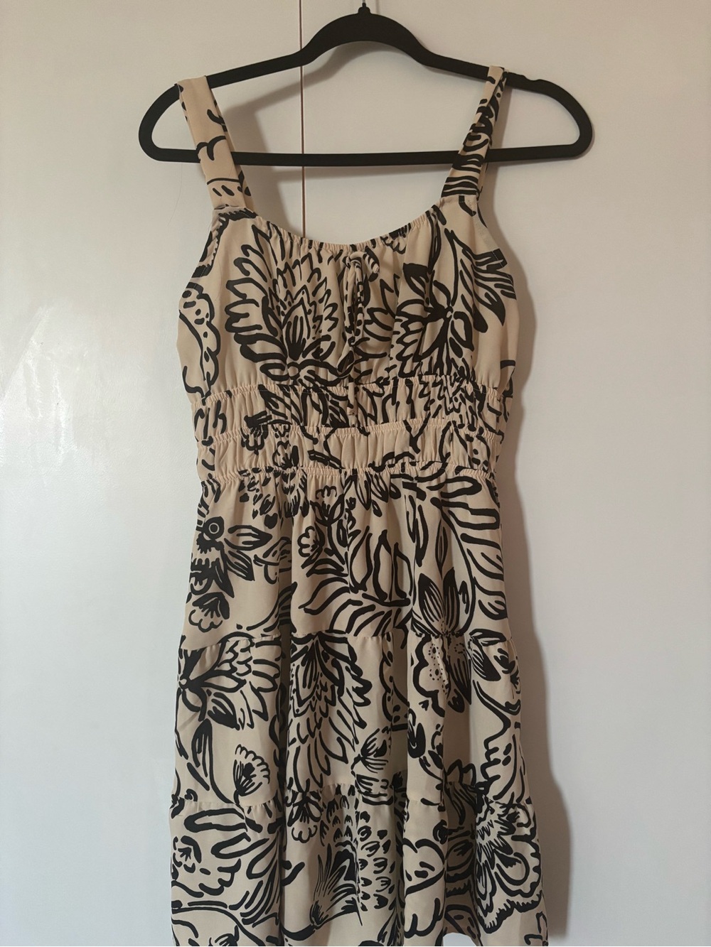 Floral Smocked Tiered Mini Dress | Monteau Los Angeles - Picture 2 of 3